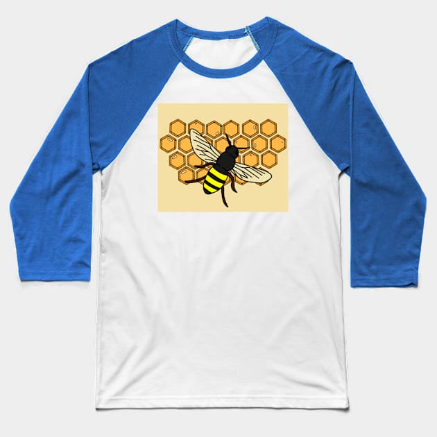 Sweet Honey Bees Beekeeper Beekeeper Baseball T-Shirt by flofin